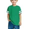 thumbnail image 5 of Feancey Kids T Shirts Loose Fit Casual Short Sleeve Tops Toddler Boys Girls Summer Tshirts Oversized Trendy Baggy Blouse Green 9 Years, 5 of 8