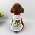 thumbnail image 2 of Mascotas Camiseta navideña para perros Ropa navideña para mascotas Traje navideño para mascotas CACAGOO Camisa manga corta, 2 of 5