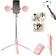 thumbnail image 1 of Lekxagabo Nuevo 6 en 1 Bluetooth Selfie Stick, 6 en 1 Bluetooth Selfie Stick trípode con control remoto inalámbrico desmontable, Admissioni 6 en 1 inalámbrico Bluetooth Selfie Stick (rosa, luz de rell, 1 of 7