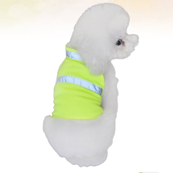 RENACLIPY Yellow Pet Safety Vest Adjustable Reflective for Outdoor Adventures Walking and Jogging