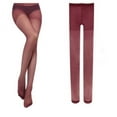 thumbnail image 3 of Leadrop Women Sexy Fashion Candy Color Sheer Velvet Tights Stockings Long Pantyhose, 3 of 11