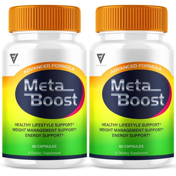 (2 Pack) Metaboost Health Management Supplement Pills, Meta Boost (120 Capsules)