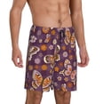 thumbnail image 2 of Kdxio Buffalo Plaid and Butterflys Print Mens Sleep Shorts Bottoms Soft Comfy Pajama Wear Pants with Drawstring Pockets, 2 of 7