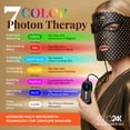 thumbnail image 5 of GLO24K 7 Color LED Photon Rejuvenation Super Mask, 5 of 8