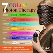GLO24K 7 Color LED Photon Rejuvenation Super Mask