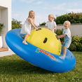 thumbnail image 2 of OLAKIDS 8FT Inflatable Dome Rocker Bouncer, Outdoor Kids Giant Roll and Play Seesaw Rocker with 6 Secure Handles, Max Weight 250 LBS, Toddlers Climbing Game Toy Backyard Play Center Equipment, 2 of 9