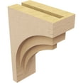 thumbnail image 5 of 5"W x 10"D x 15"H Classic Rockford Rough Cedar Woodgrain TimberThane Corbel, Primed Tan, 5 of 6