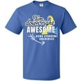 thumbnail image 3 of Inktastic Im Down Right Awesome Down Syndrome Awareness with Arrow T-Shirt, 3 of 5