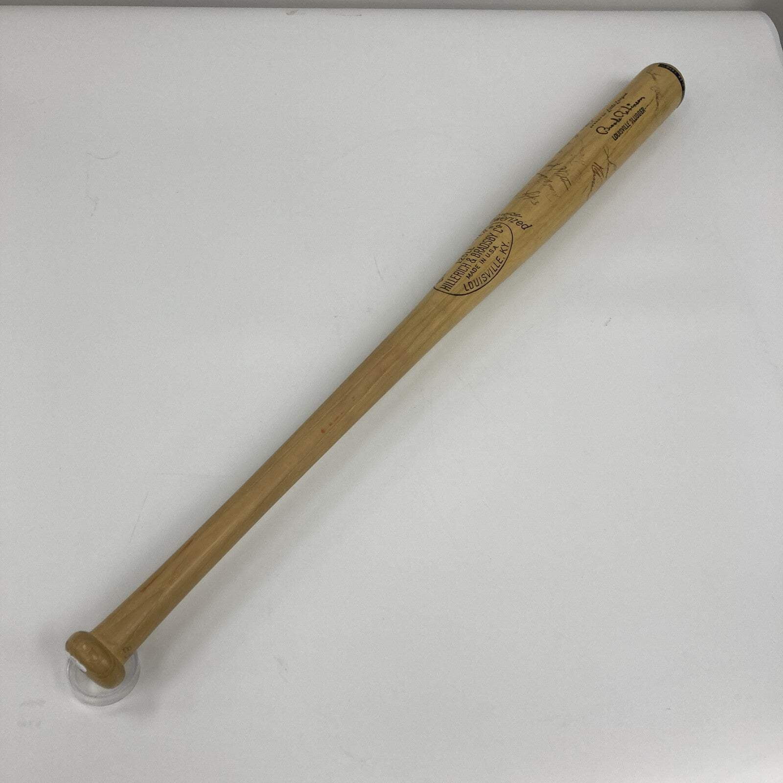 1970 Baltimore Orioles World Series Champs Team Signed Baseball Bat JSA COA