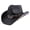 A, variant on Wide Brim Cow Hat for Men, Western Style Sun Hat with Adjustable Fit, Outdoor UV Protection Cap for Ranch Beach