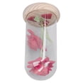 thumbnail image 3 of Flores Artificiales Liga Vidrio, Ambiente Románico Light Up Decoración de Vidrio Cálida Base de Registro de Luz Blanca Cálida para la Oficina para la Novia, 3 of 7