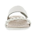 thumbnail image 3 of Vionic Womens Jeanne Leather Braided Slide Sandals, 3 of 3
