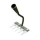 thumbnail image 4 of Removedor de rastrillo de jardín, mango ergonómico, jardinería, herramienta de desmalezado manual 5 dientes, 4 of 8