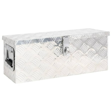 

Storage Box Silver 23.6 x9.3 x9.1 Aluminum