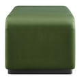 thumbnail image 3 of Accent Chair Bench Ottoman, Green, Velvet, Living Kitchen Cafe Bistro Hospitality Restaurant, Modern Contemporary Boutique HB36453, 3 of 10
