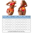 thumbnail image 5 of Mesh Bathing Suits Low Rise Swimsuits Cutout Underwire Spaghetti Strap for Women, 5 of 5
