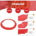 thumbnail image 2 of QA 2 Pack Adjustable Pie Crust Shields Food-Grade Silicone Pie Ring BPA-Free Pie Edge Protectors Bake Pie Crust Cover fits Rimmed Dish 8 to 12 Inhces Baking Pie Pizza Puff Pastry, 2 of 3