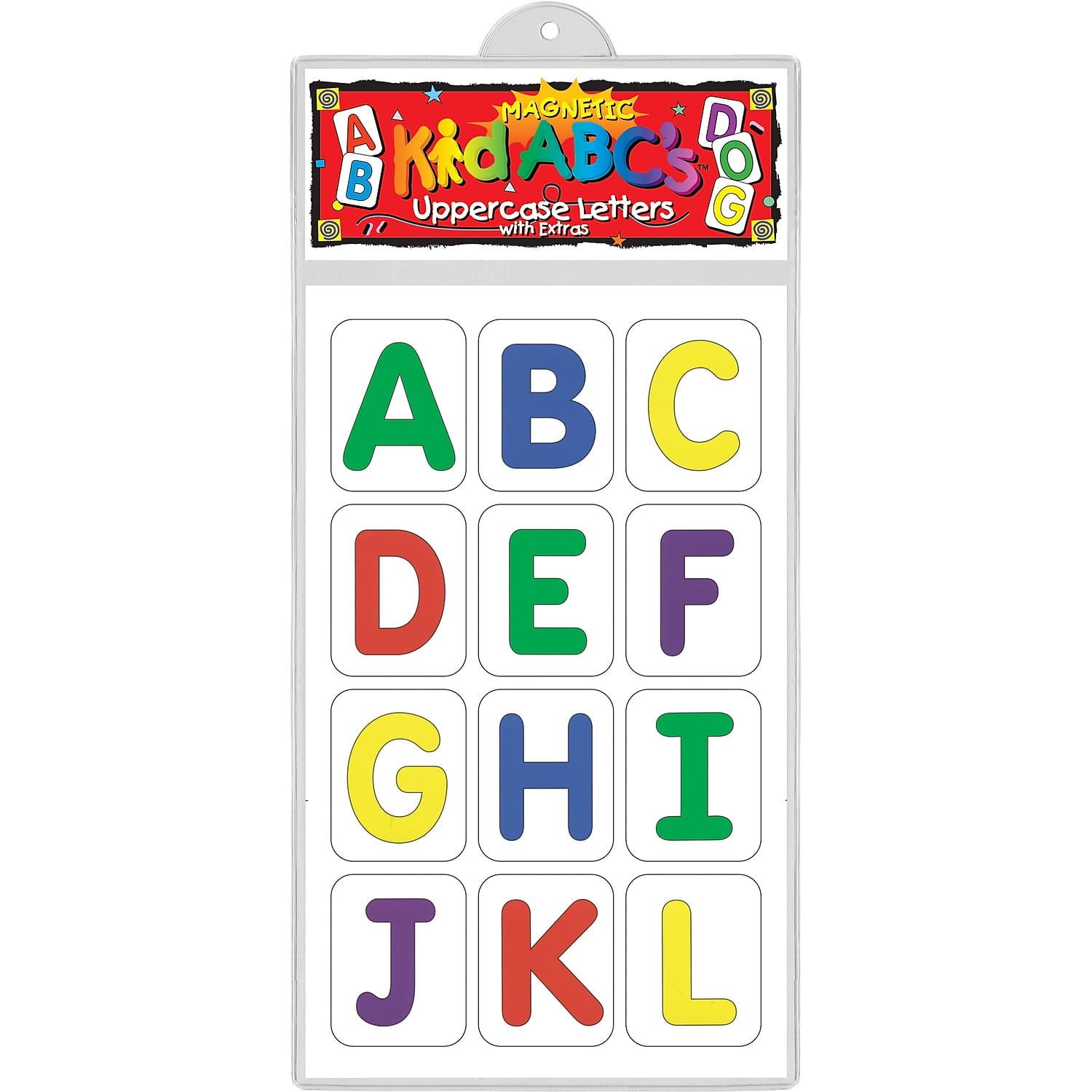 Barker Creek Learning Magnets ̶ Uppercase Letters ̶ 38 Pieces