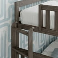 thumbnail image 5 of Max & Lily Solid Wood Bunk Bed, Twin over Full with Ladder on End for Kids, Clay, 5 of 11
