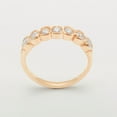 thumbnail image 2 of LBG British Made 9k Rose Gold Cubic Zirconia Womens Promise Ring - 33 size options - Size 9.5, 2 of 7