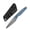 Blue, variant on Kansept Parr Fixed Blade 3.12'' Stonewashed D2,Jade G10 Handle,G011A7