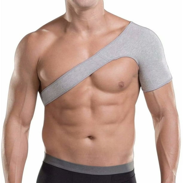 Bamboo Charcoal Shoulder Brace Support Rotator Cuff Compression Support  Wrap Belt Band for Men, Women