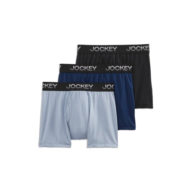 Jockey Boy Boys' Microfiber Stretch Boxer Brief 3 Pack