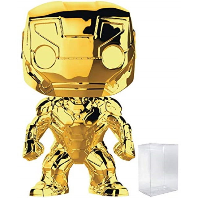 Pop Marvel Studio 10 Years Anniversary Complete set of 10 Gold Chrome w/case 