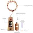 thumbnail image 2 of LAICAIW Wine Bottle Lights with Cork, 10 Pack Battery Operated LED Cork Shape Silver Copper Wire Colorful Fairy Mini String Lights for DIY, Party, Decor, Christmas, Halloween,Wedding (Warm White), 2 of 6