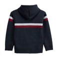 thumbnail image 2 of X RAY Boys (6-12) Full Zip Fleece Flannel Lining Sweater with Hood, Kids Knit Sweater for Spring, Fall and Winter | Navy/White,, 2 of 5
