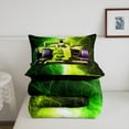 thumbnail image 4 of Erosebridal Cool Racing Car Bedding Full Comforter Set, Bedroom Decor, Breathable, 3-Piece, 4 of 6