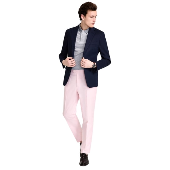 Tommy Hilfiger Mens Modern fit Sport Coat Blazer 38 R Navy Blue Solid Stretch