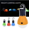thumbnail image 4 of Linterna LED para tienda de campaña, bombilla de emergencia portátil impermeable para exteriores, alimentada por batería con gancho de clip, (4 paquetes), 4 of 5