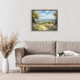 thumbnail image 2 of Stupell Industries Wandering Path Overlook Brown Framed Floater Canvas Wall Art design by Petal Prints Design, 17 x 21, 2 of 9