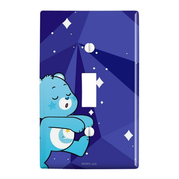 Care Bears: Unlock the Magic Grumpy Bear Bedtime Plastic Wall Decor Toggle Light Switch Plate Cover