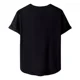 thumbnail image 2 of Camiseta Negra De Hombre Corte Curvo Ave Playera Fit Long, 2 of 3