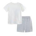 thumbnail image 3 of Boys' 2 Piece Summer Outfit 6-12 Months 12-24 Months 2t 3t 4t 5t 6t 7t Children Cool Graphic Short Sleeve Tee & Shorts Set,Cartoon(White,5-6 Years), 3 of 3