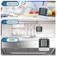 thumbnail image 6 of 3X Digital Dual Kitchen , 3 Channels Count UP/Down , Triple Cooking , Display, Loud Volume Alarm, 6 of 8
