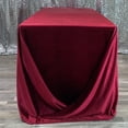 thumbnail image 5 of 90 x 156 Inch Rect. Royal Velvet Tablecloth Burgundy, 5 of 5