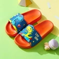 thumbnail image 1 of Leutsin Kids Boys Girls Beach Pool Slides Sandals Home Dinosaur Slippers Soft Shoes, 1 of 2