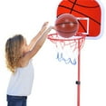 thumbnail image 1 of Yosoo Height Adjustable Basketball Stand System Hoop Backboard Net Kit for Children, 1 of 8
