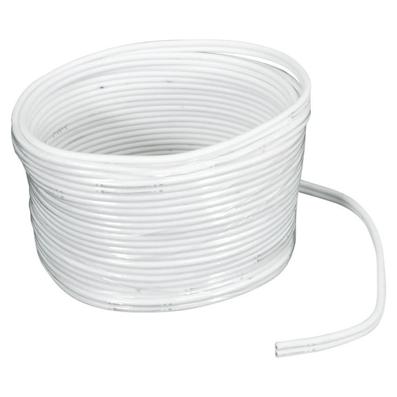 Rockville MARINE 16G25 OFC 16 Gauge 25 Foot 100% Copper Speaker Wire White