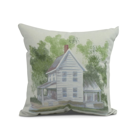 Simply Daisy, 20 x 20 inch,Farmhouse Decorative Pillow,Off-White