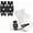Black, variant on 2026 New Universal Non-Slip Gripper Spikes, 5-Claw Ice Cleats for Shoes and Boots, Anti-Skid Snow Ice Grips Steel Nails Traction Cleats for Walking Hiking (White,1)