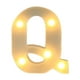 thumbnail image 2 of Luces LED de alfabeto Q, 2 of 3