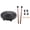Black, variant on NFTIGB 6 Inch (15.2 cm) 8 Note Tongue Drum C Tone Pleasant Sound Stainless Steel Handpan Musical Percussion Instrument for Music Education, Yoga, Meditation, Sound Healing Therapy, White