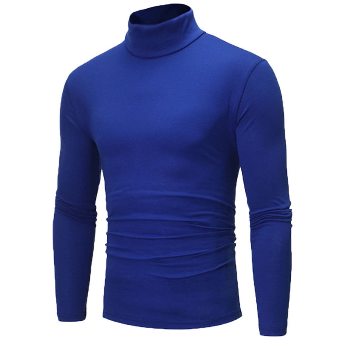 Calsunbaby Men Cotton High Neck Pullover Sweater Tops Turtleneck Shirts ...