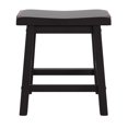 thumbnail image 3 of Weston Home Ashby 18-inch Backless Stools, Set of 2, Black Sand-Through Finish, 3 of 8