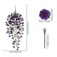 thumbnail image 4 of Guirnalda de campanillas artificiales para colgar en la pared | Guirnalda de flores artificiales para decoración de cestas colgantes de jardín al aire libre, 4 of 6