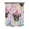 thumbnail image 2 of Pug Dog Polka Dot Airtight Coffee Bean Canister 17oz Food Storage Containers with Lids For Gournd, Tea, Sugar, Flour, Rice, Cereal, Candy Cookie Jar, 2 of 8